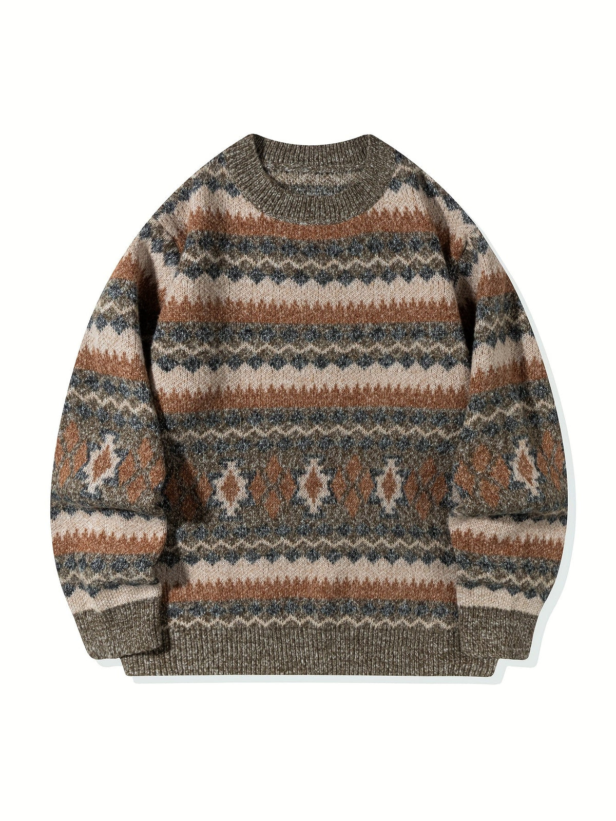 Women's Heritage Patterned Knit Crew Sweater