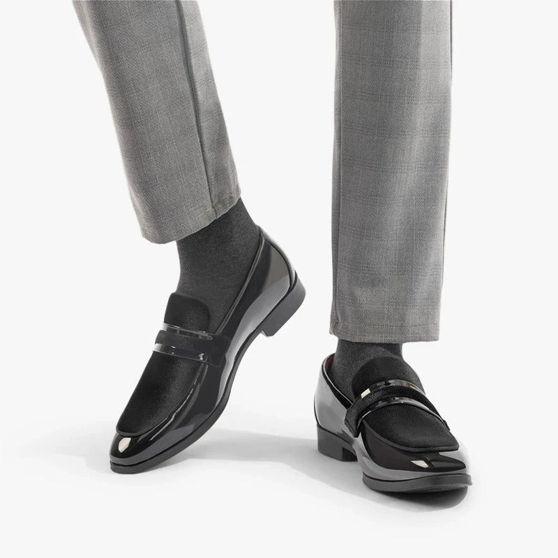 Men's Italian Leather Penny Loafers