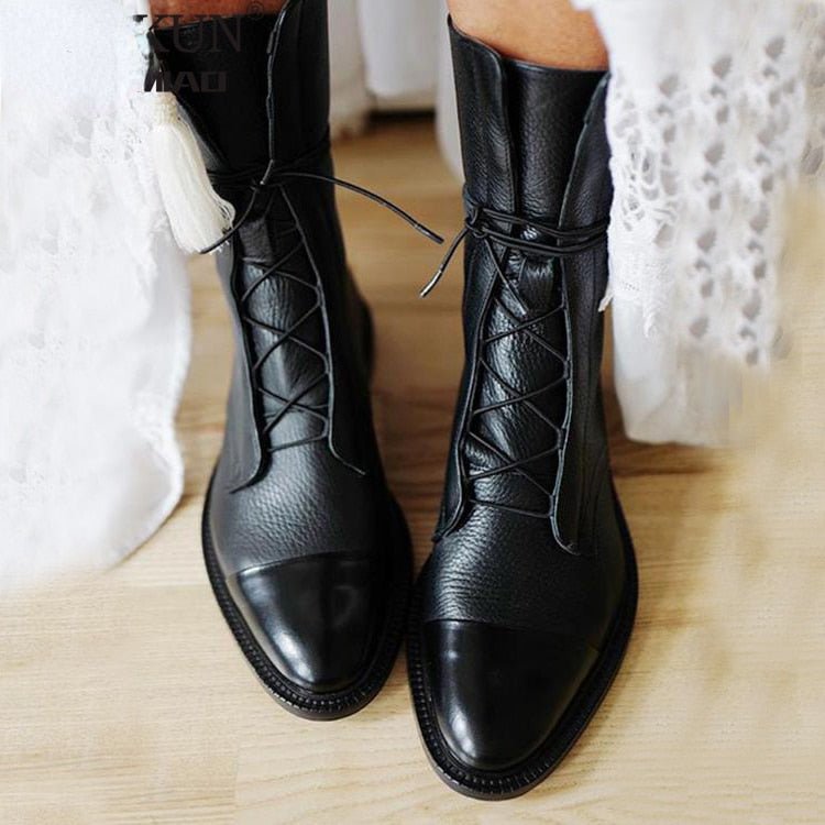 Women's Waterproof Leather Boots