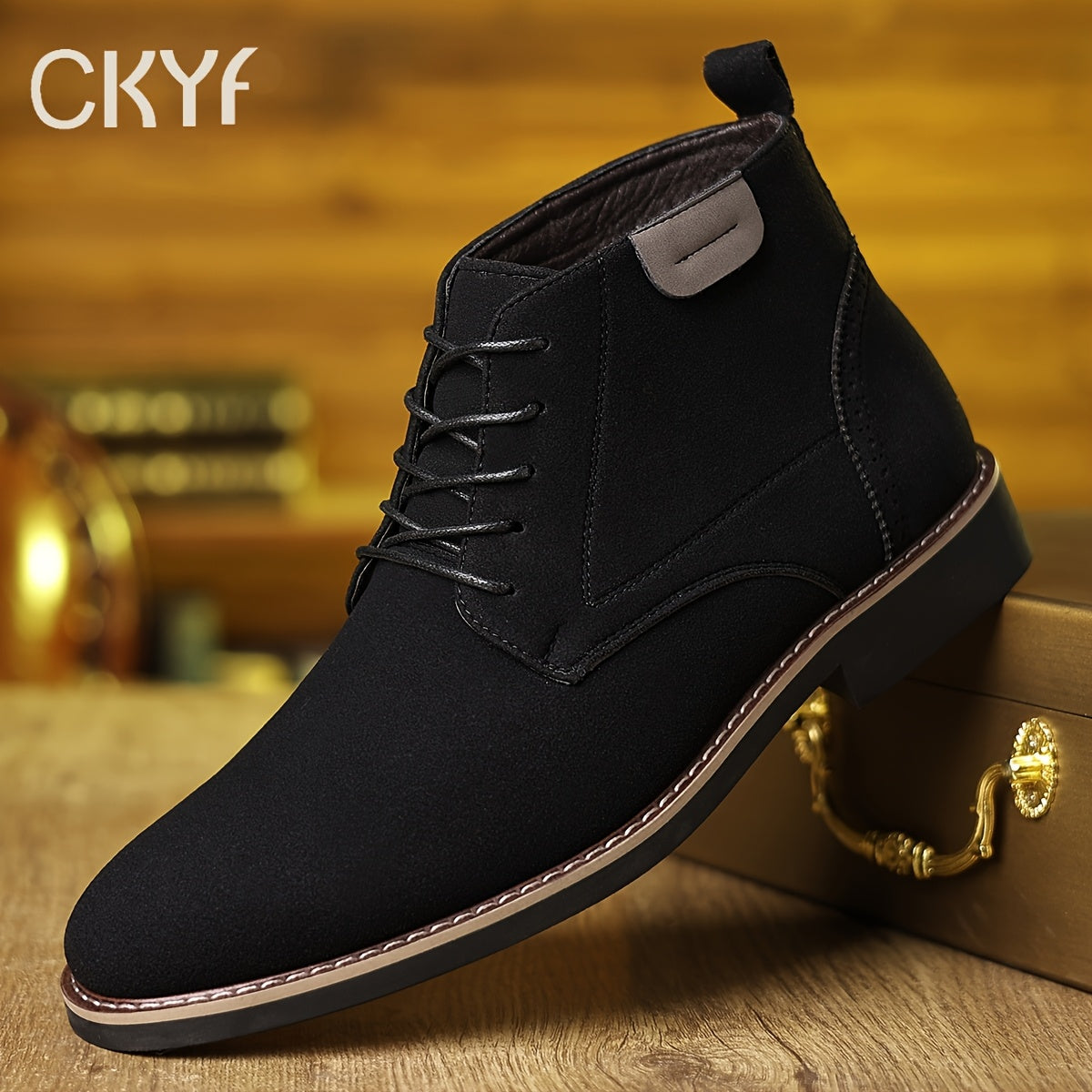 Men's Lace-Up Ankle Boots