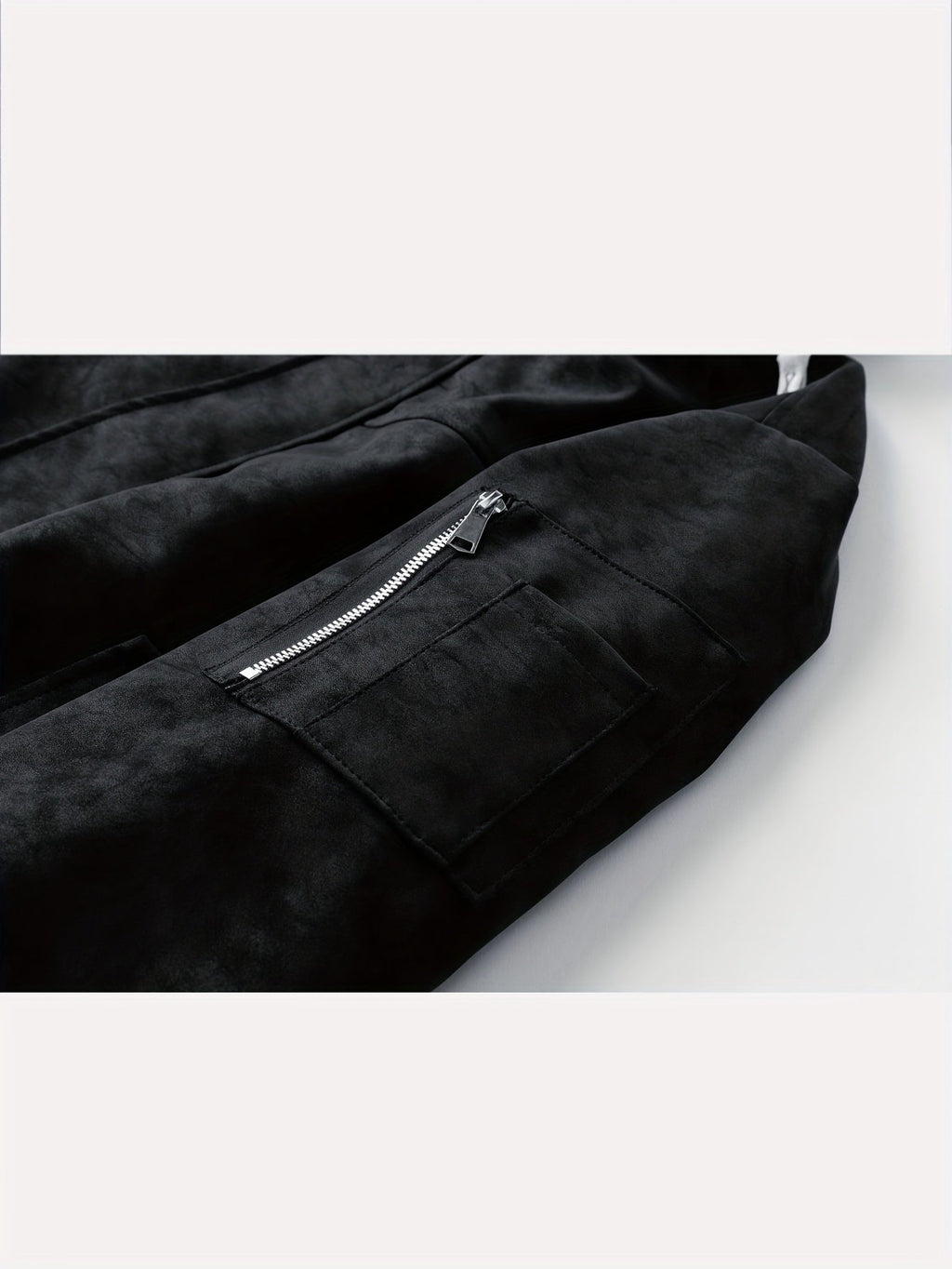 Women's Relaxed Fit Hooded Zip-Up Jacket with Sleeve Pocket