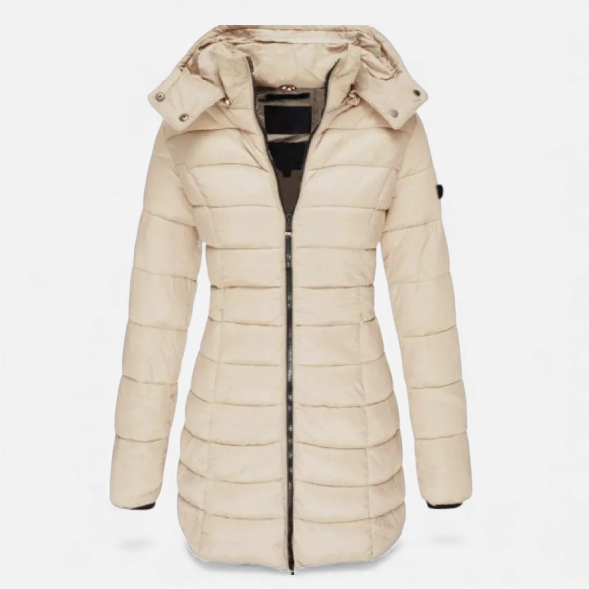 Women's Quilted Slim-Fit Mid-Length Jacket