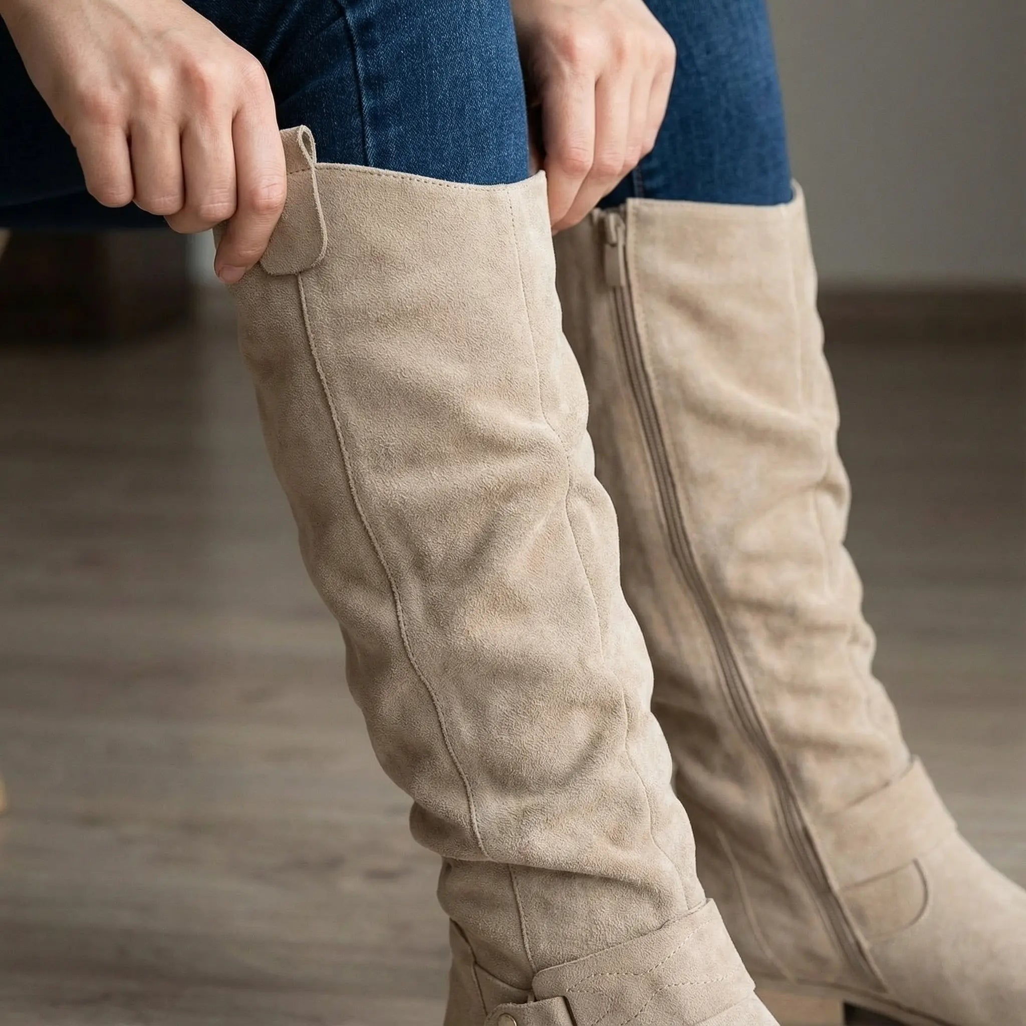 Women's Knee High Slouch Boots