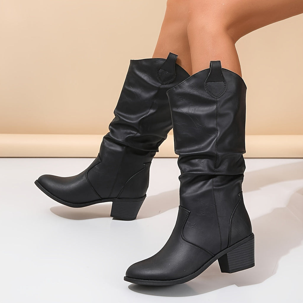 Women's Wide Calf Western Cowboy Boots