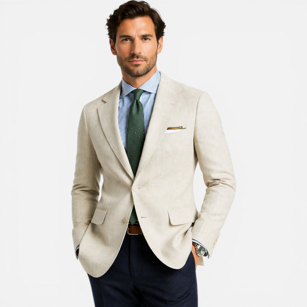 Men's Slim Fit Linen Summer Blazer