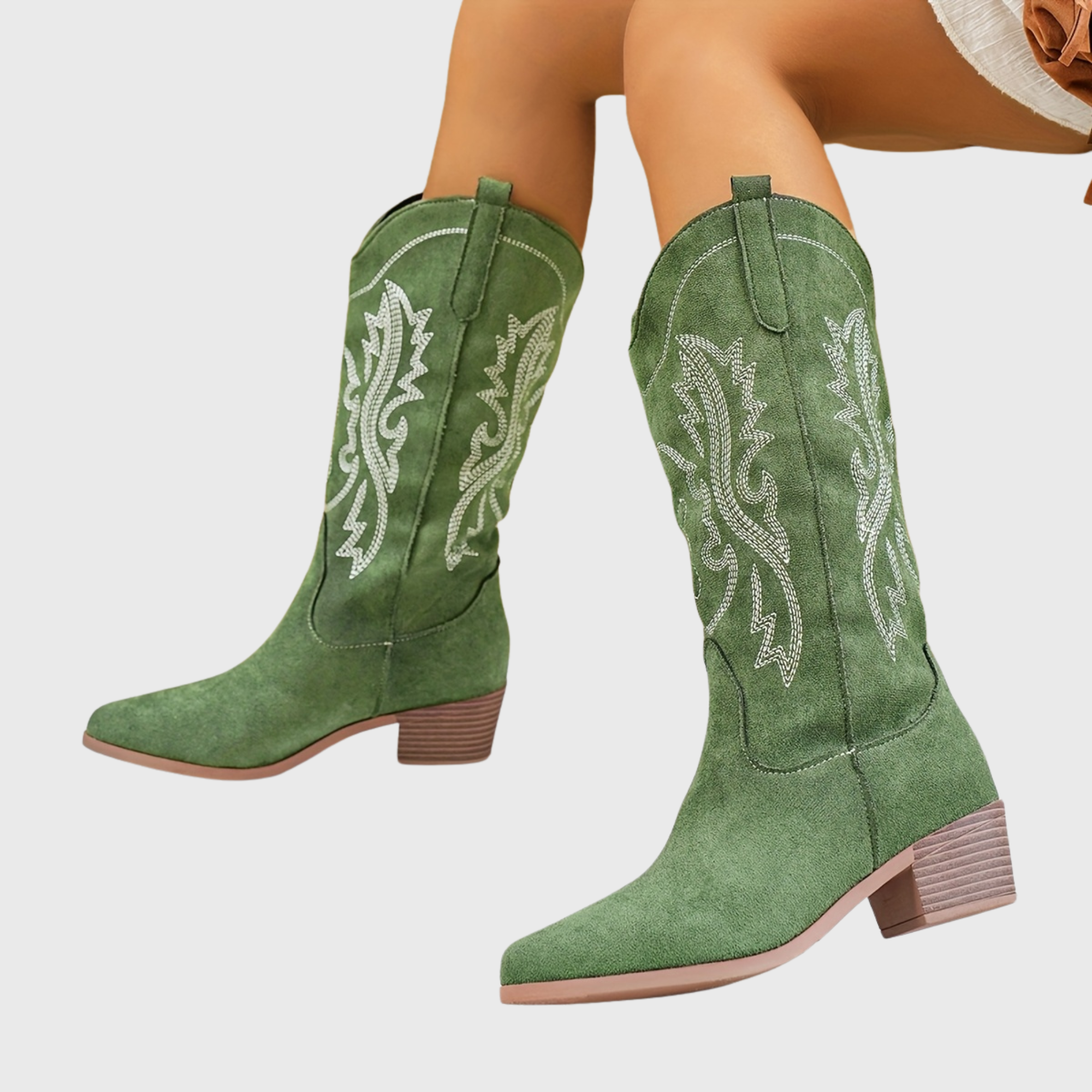 Women's Sepia Wide Calf Western Cowboy Boots