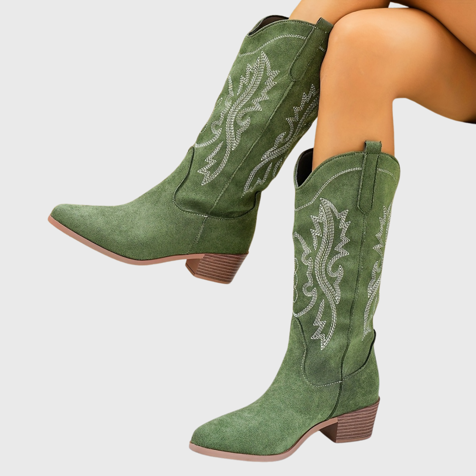 Women's Sepia Wide Calf Western Cowboy Boots