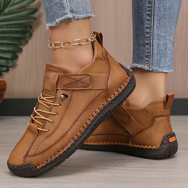 Women's Orthopedic Leather Sneakers