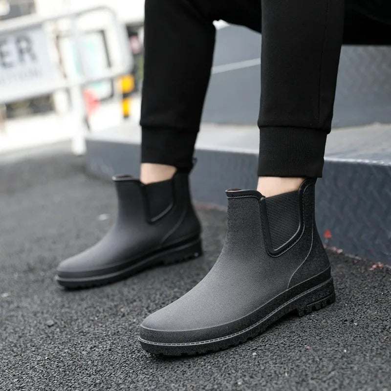 Women's Waterproof Chelsea Platform Rain Boots