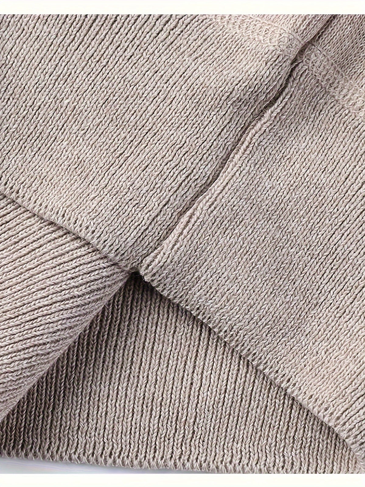 Men's Lined Roll Neck Pullover Sweater