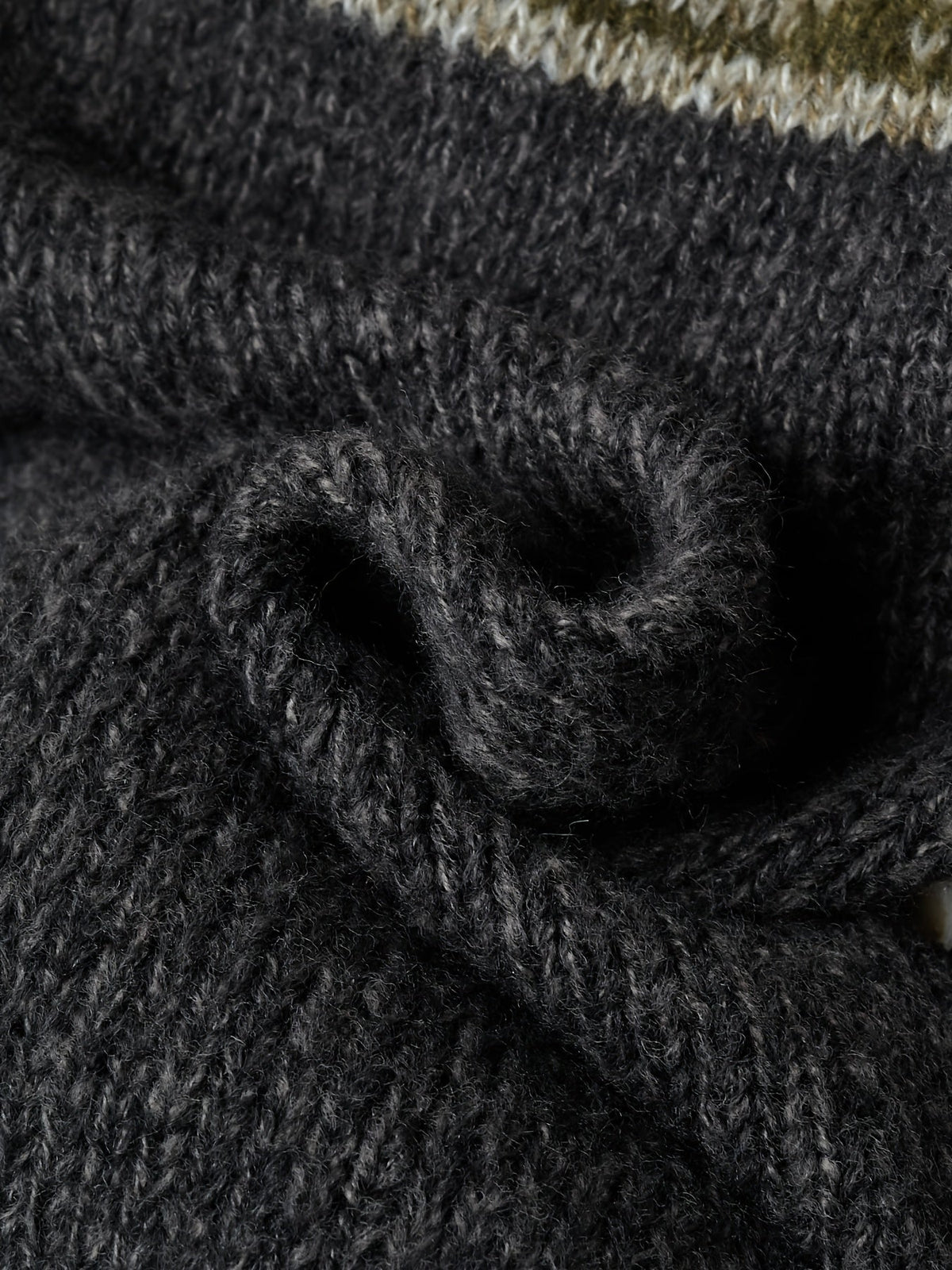 Women's Geometric Yoke Button-Front Cardigan