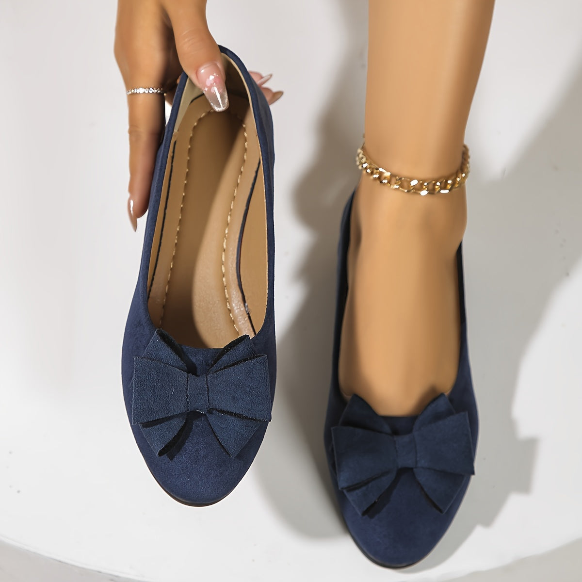 Women's Bow Detail Orthopedic Flats
