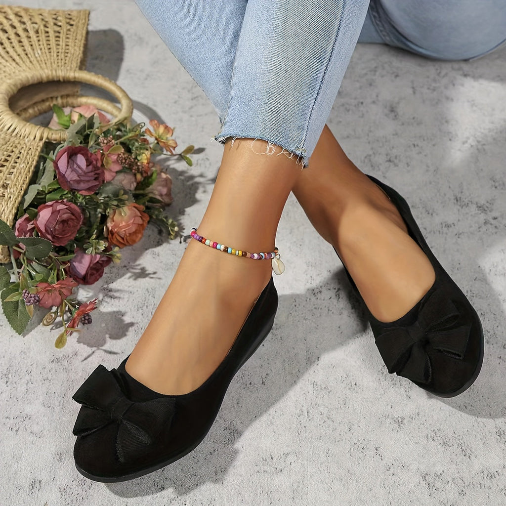Women's Bow Detail Orthopedic Flats