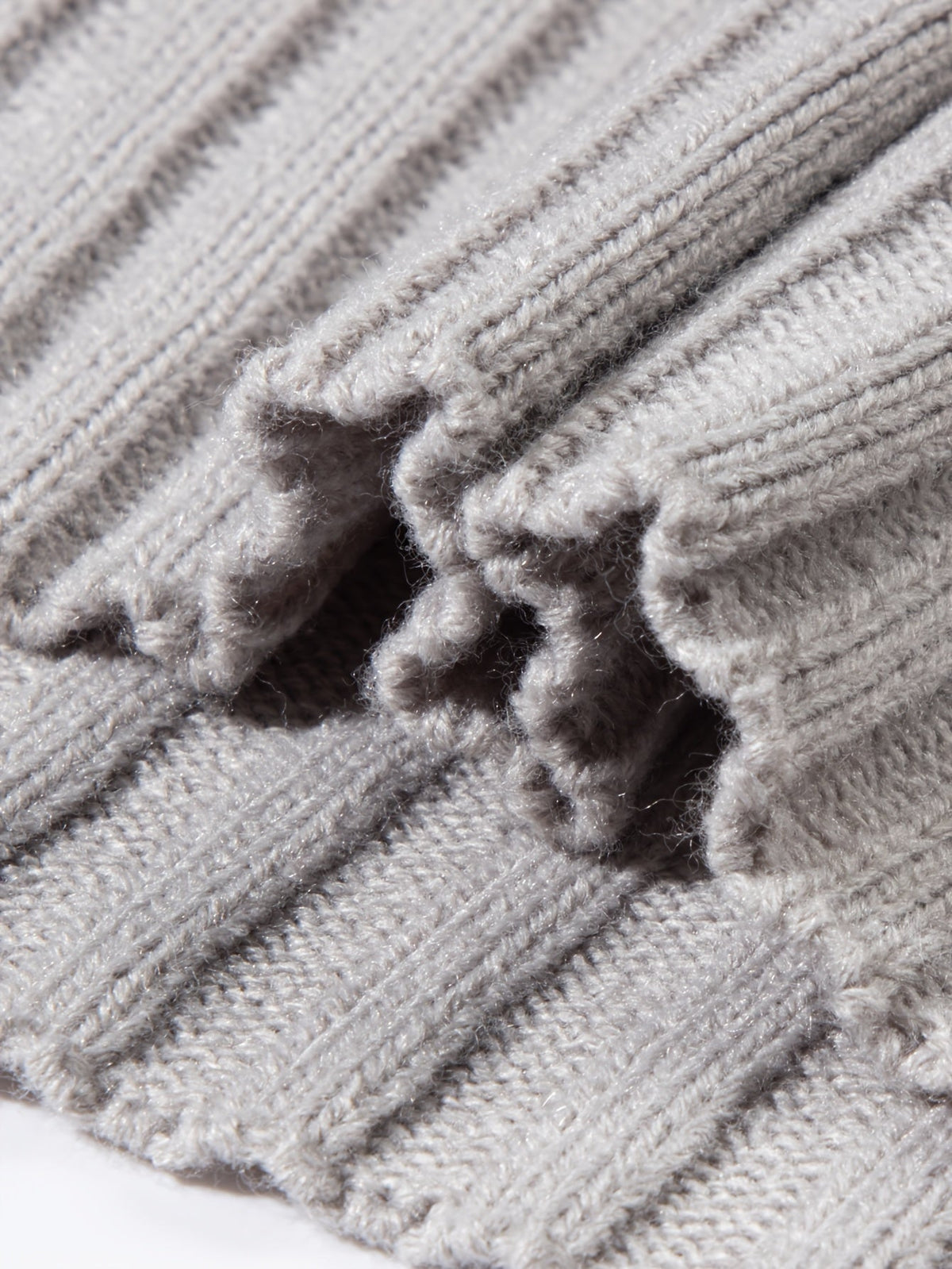 Women's Ribbed High Neck Relaxed Pullover Sweater