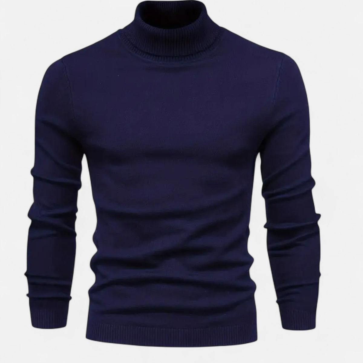 Men's Wool Blend Lapel Neck Pullover Sweater