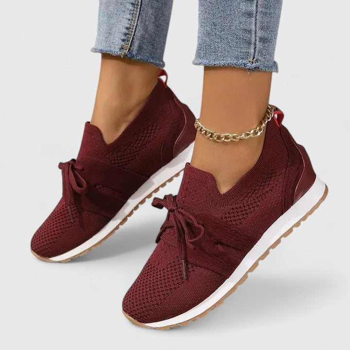 Women's Orthopedic Non-Slip Lace-Detail Sneakers