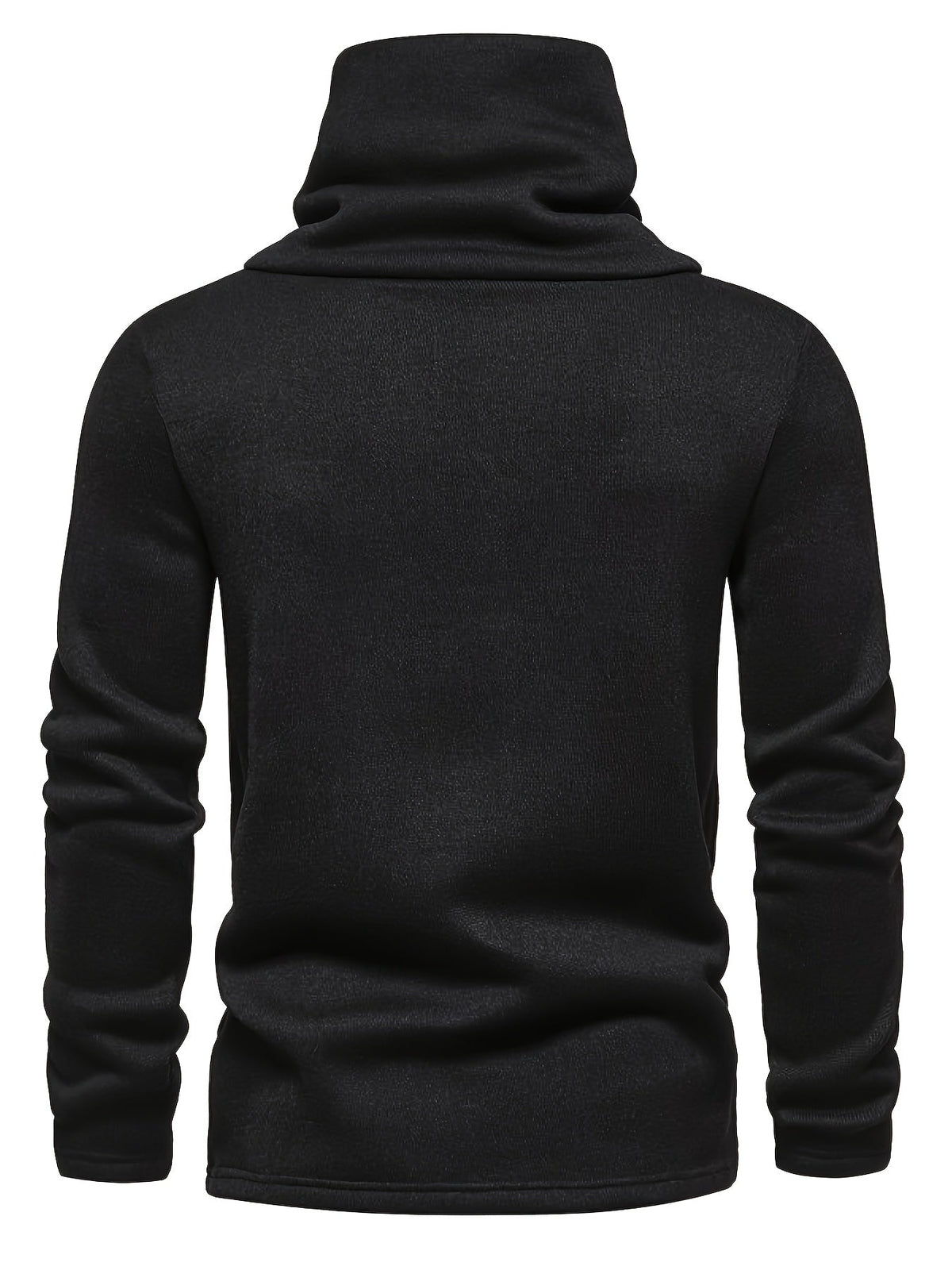 Women's Slouchy Collar Sweater with Button Accents