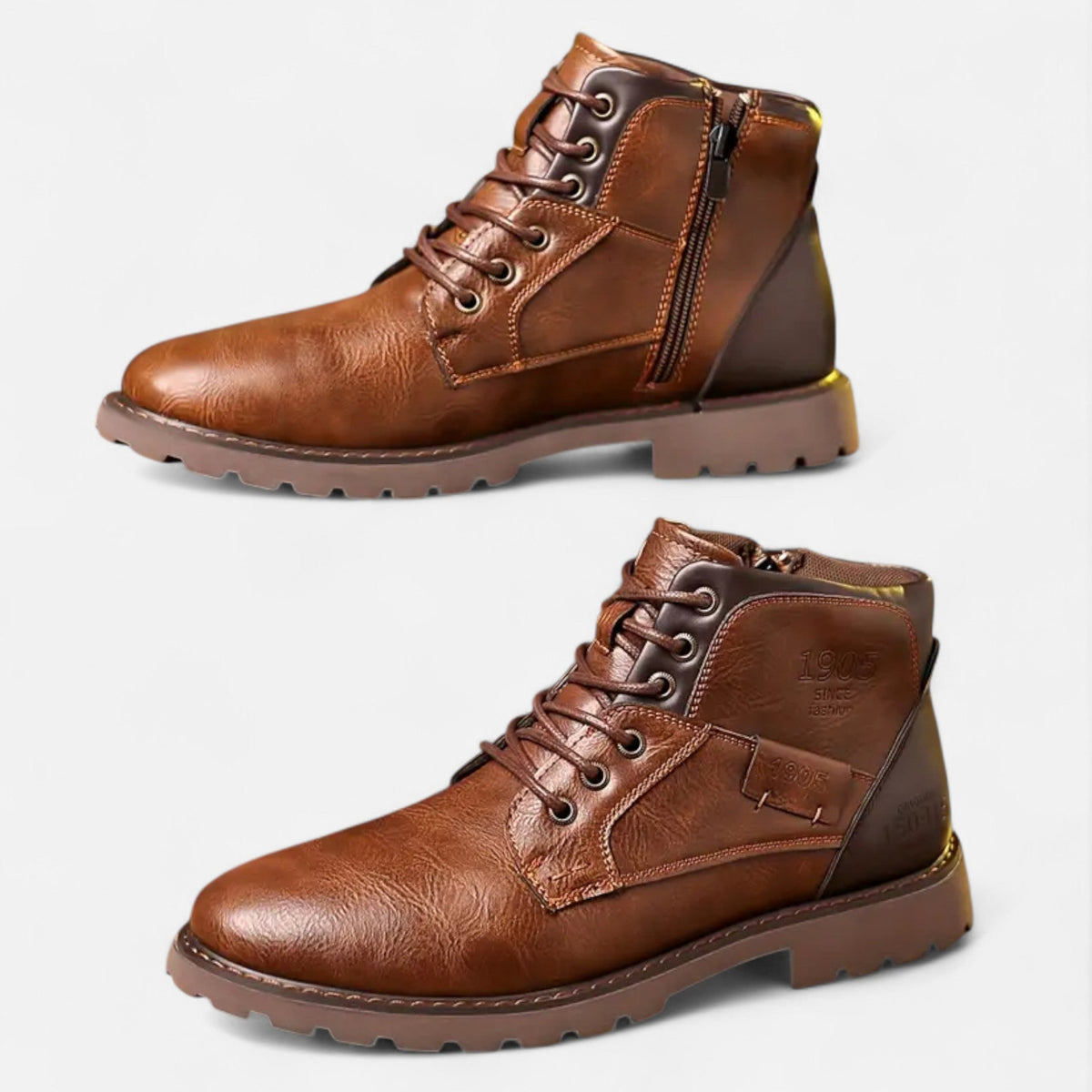 Men's Heritage Lace-Up Boots - Brown