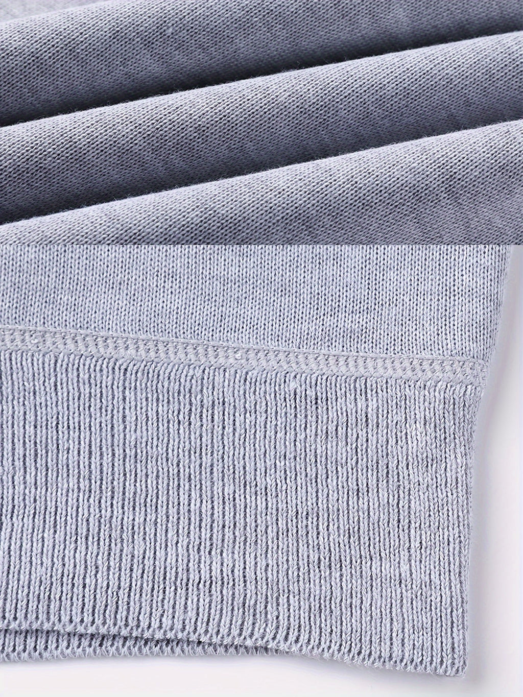 Men's Lined Roll Neck Pullover Sweater