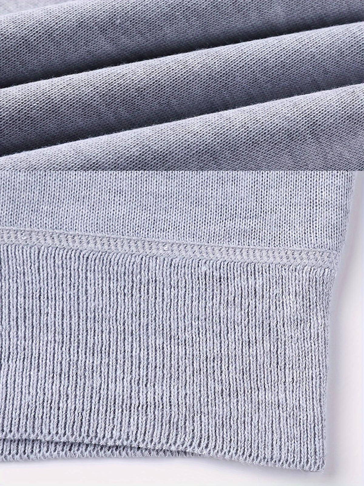 Men's Lined Roll Neck Pullover Sweater