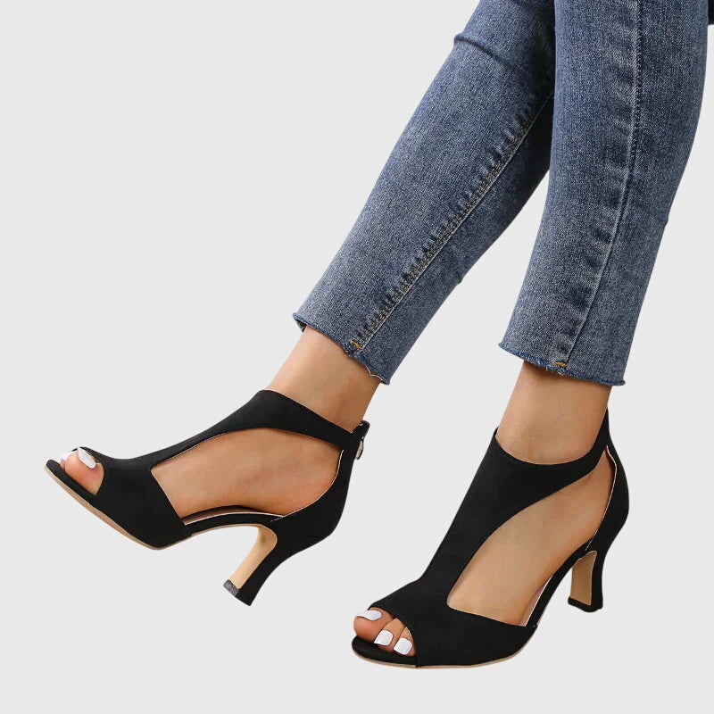 Women's Orthopedic Heels with Stretch Fit