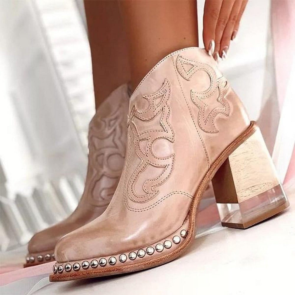 Women's Faux Leather Western Boots