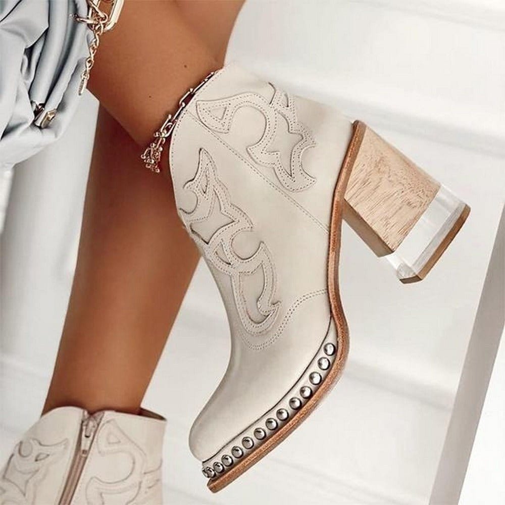 Women's Faux Leather Western Boots