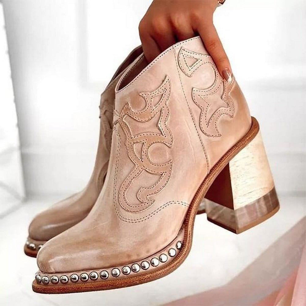 Women's Faux Leather Western Boots