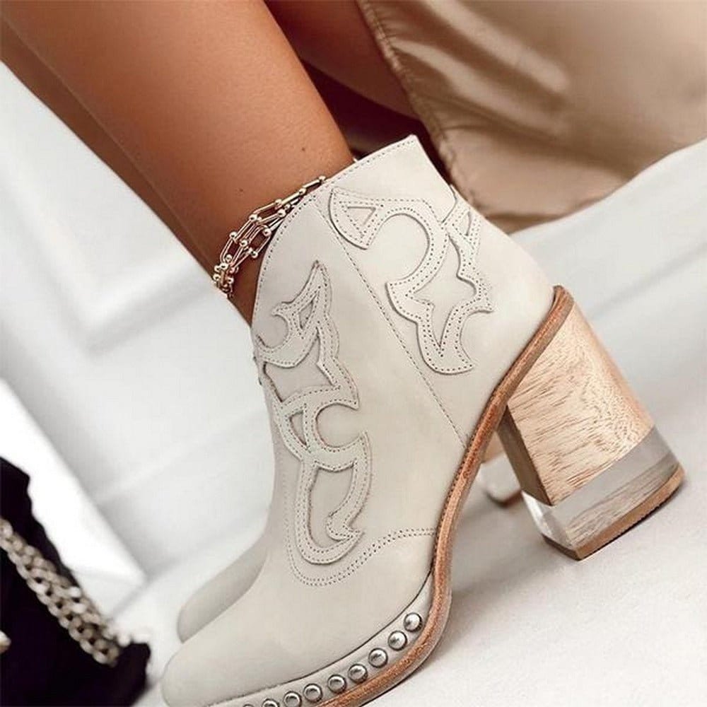 Women's Faux Leather Western Boots