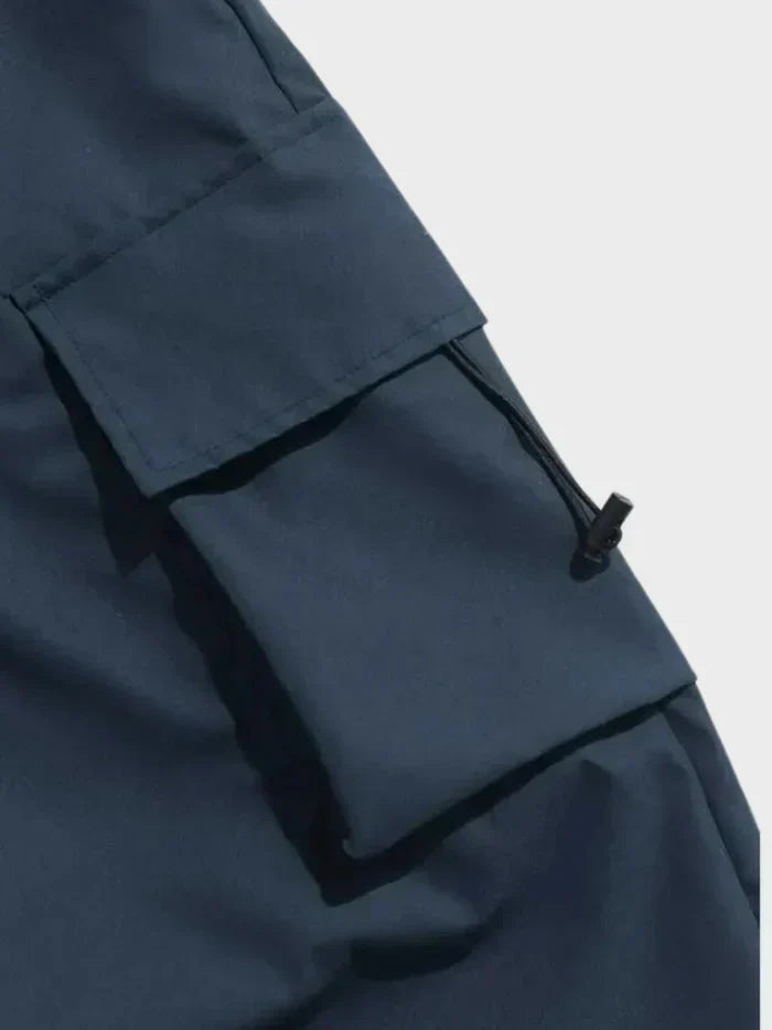 Men's Wide Leg Cargo Trousers