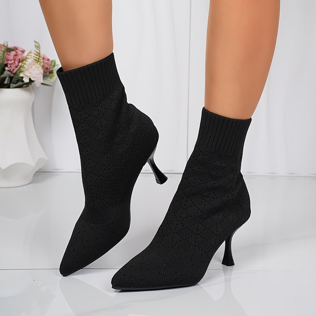 Women's Stretch Pointed-Toe Ankle Boots