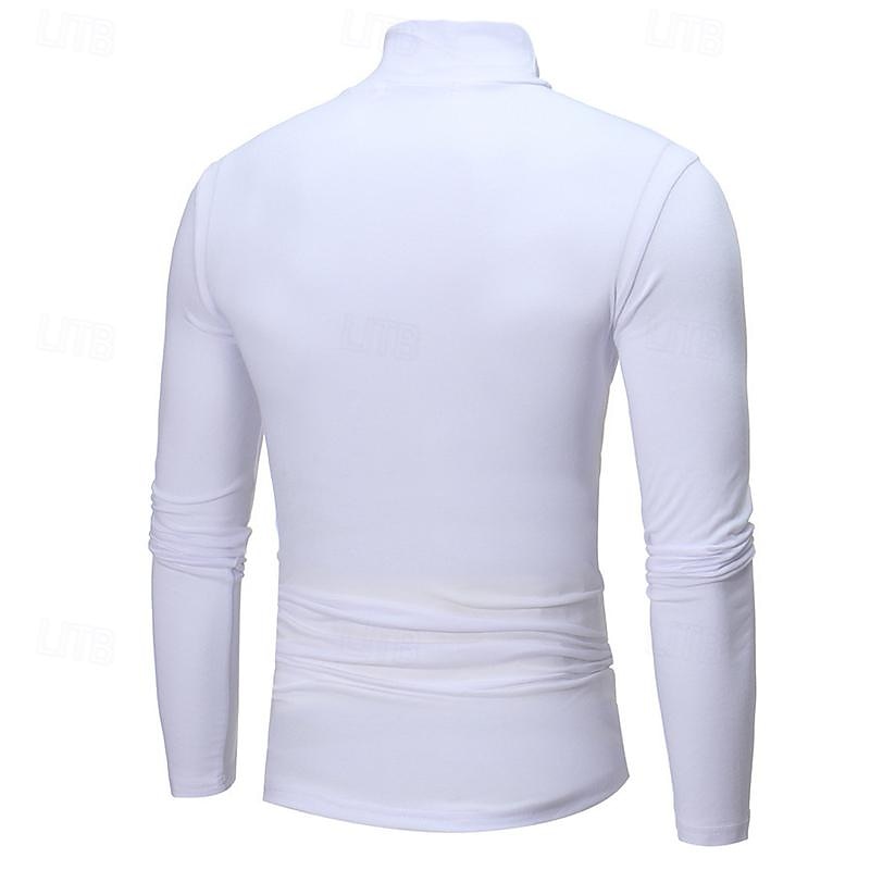Men's Streamlined Long-Sleeve Turtleneck