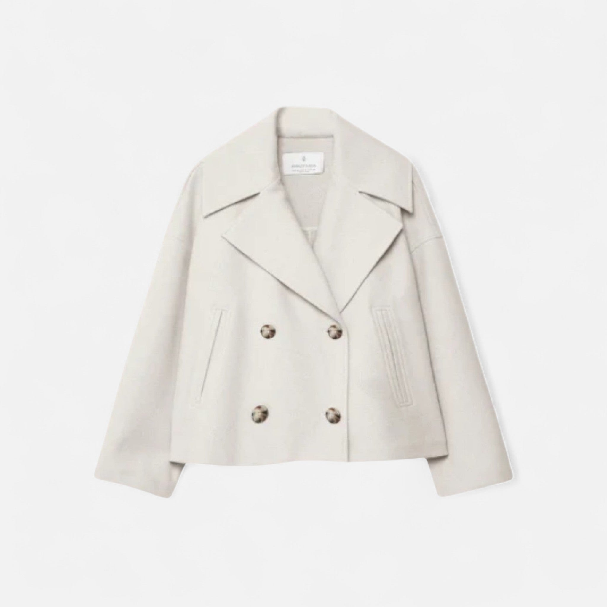 Women's Double-Breasted Cropped Blazer