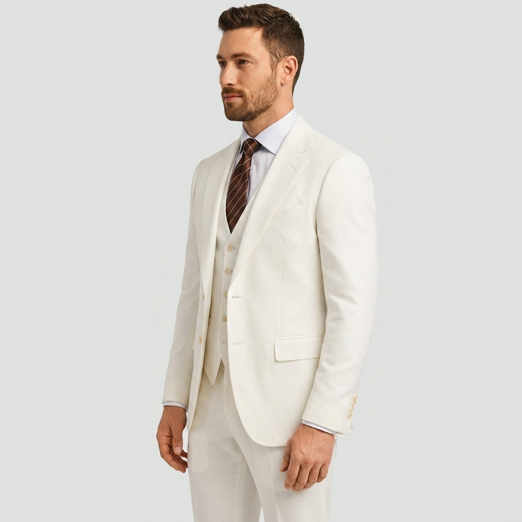 Men’s Tailored Blazer Waistcoat Trouser Suit