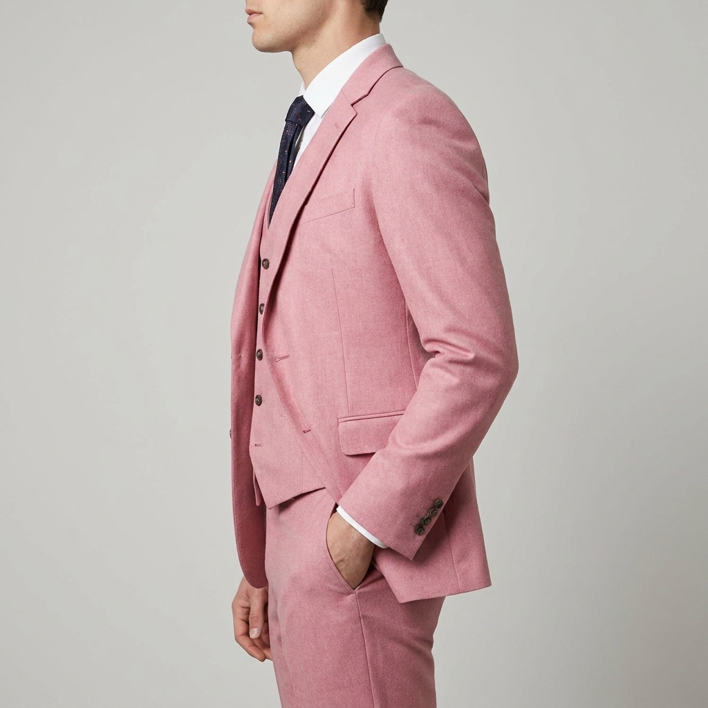Men’s Tailored Blazer Waistcoat Trouser Suit