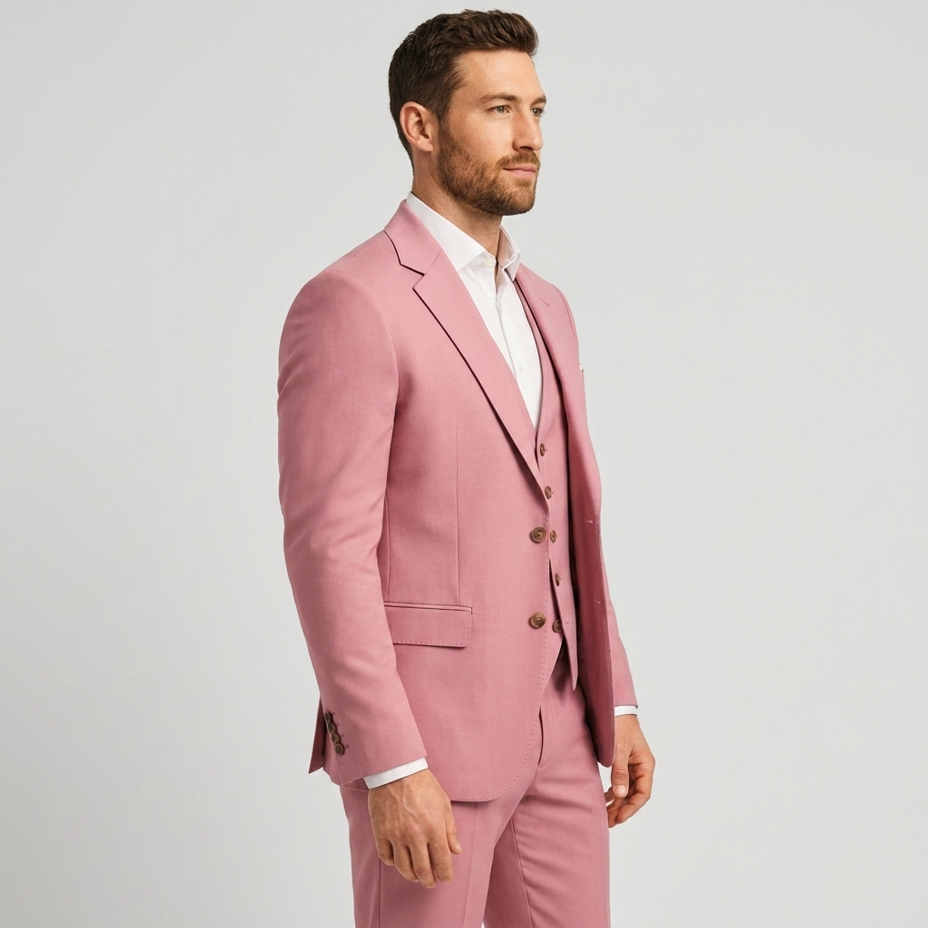 Men’s Tailored Blazer Waistcoat Trouser Suit