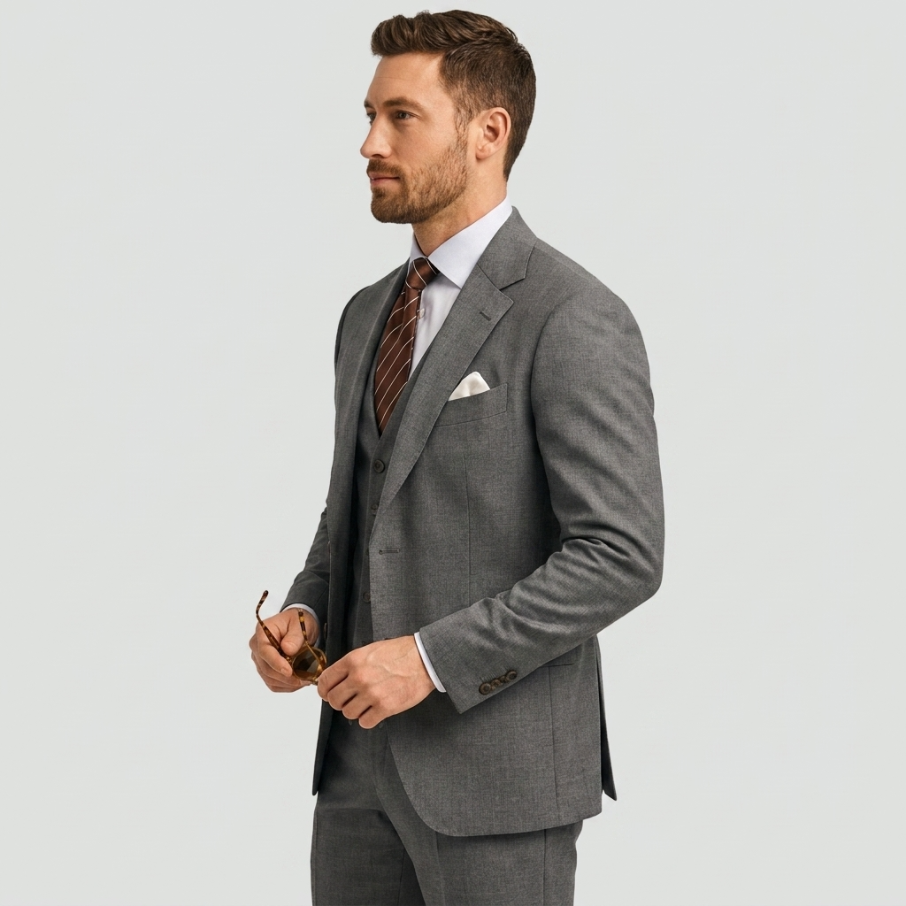 Men’s Tailored Blazer Waistcoat Trouser Suit