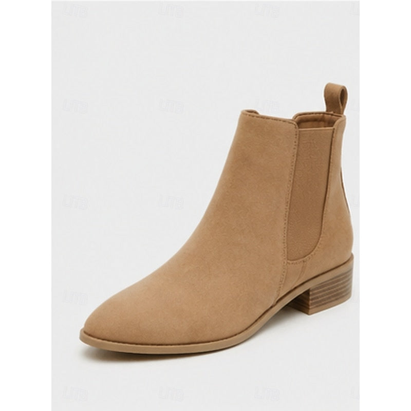Women's Pointed-Toe Ankle Boots with Side Zip