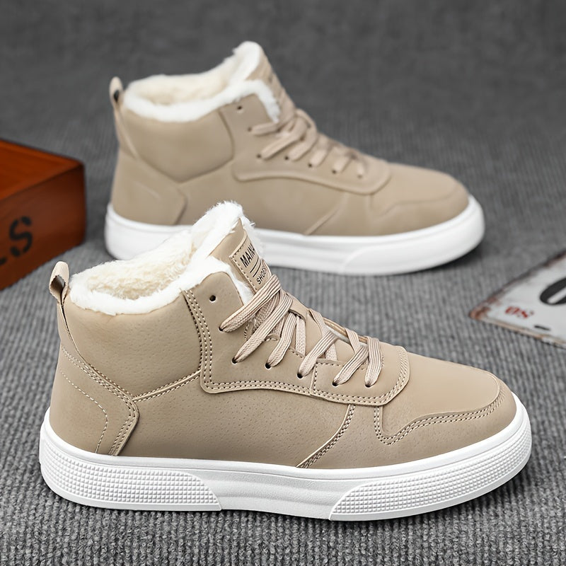 Women's Warm-Lined Mid-Top Lace-Up Sneakers