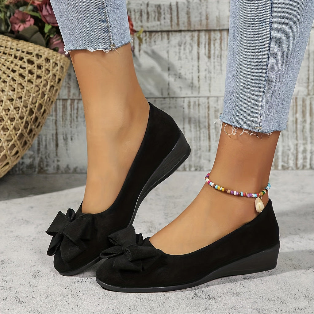 Women's Bow Detail Orthopedic Flats