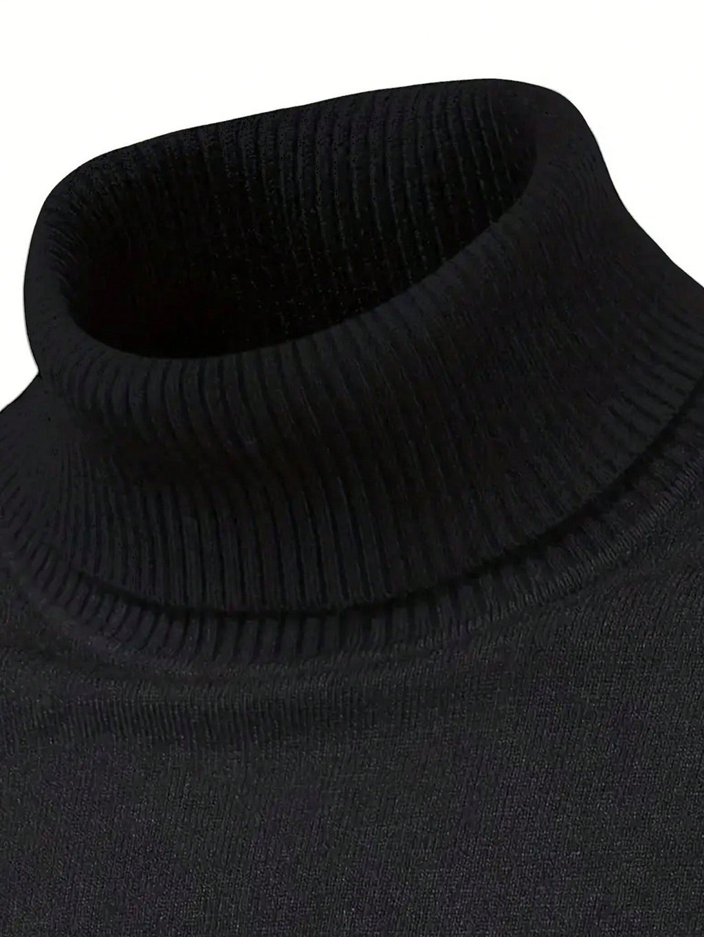 Men's High Neck Tailored Turtleneck Sweater