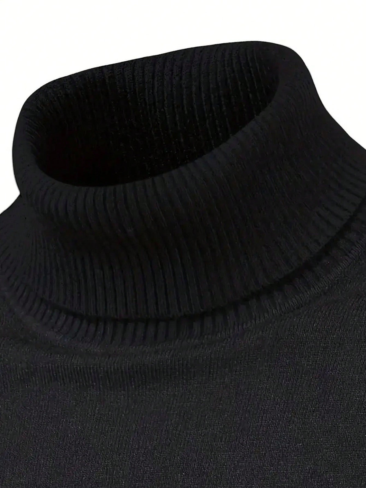 Men's High Neck Tailored Turtleneck Sweater