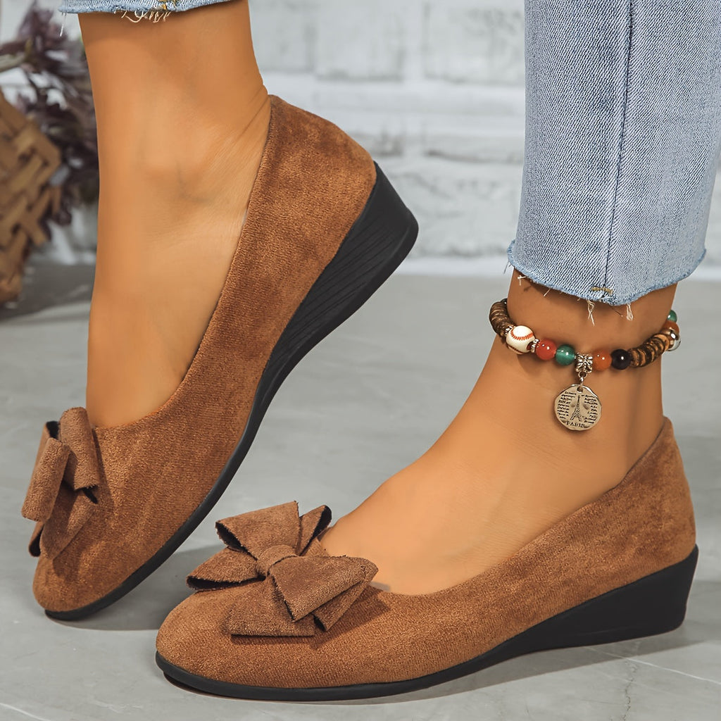 Women's Bow Detail Orthopedic Flats