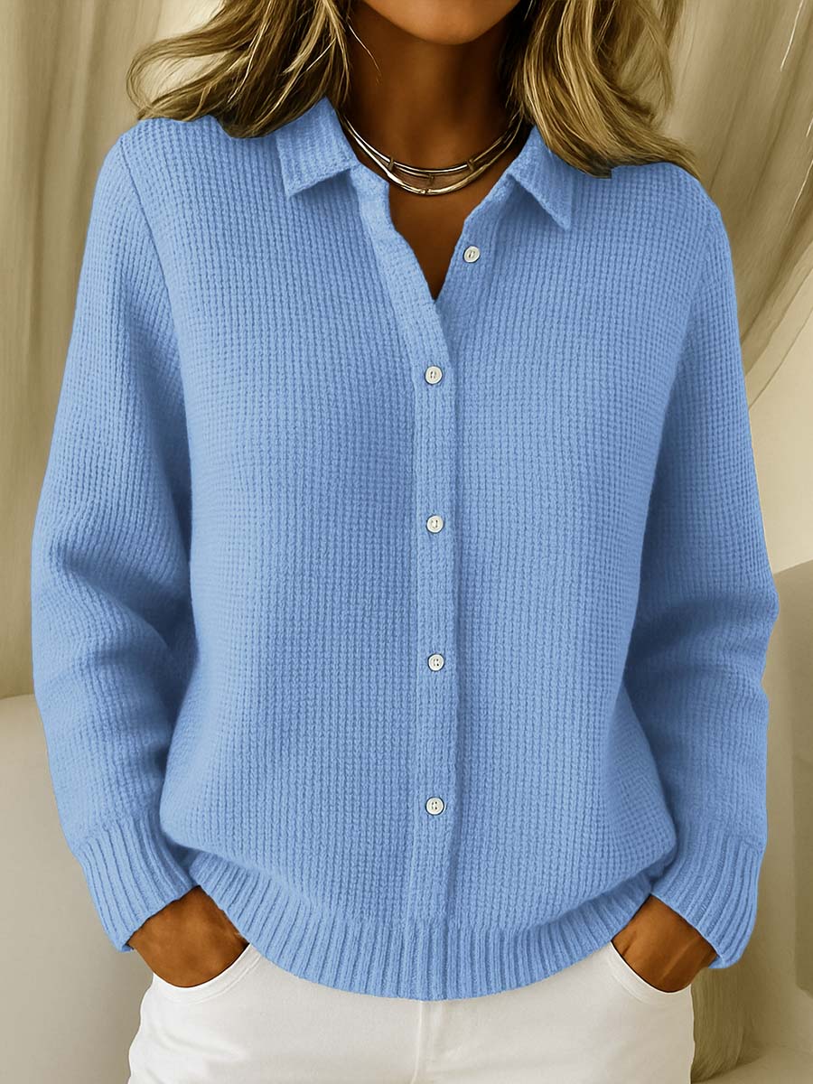 Women's Classic Button-Down Knit Cardigan