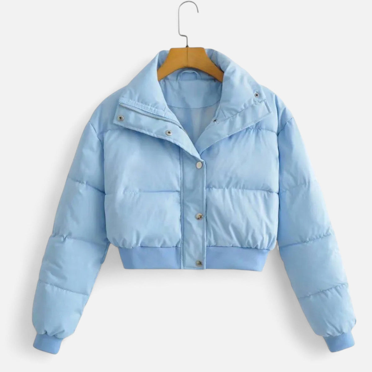 Women's Loose-Fit Polyester Jacket - Beige