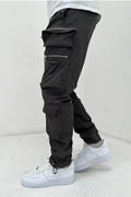 Men's Cargo Pocket Trousers - Black