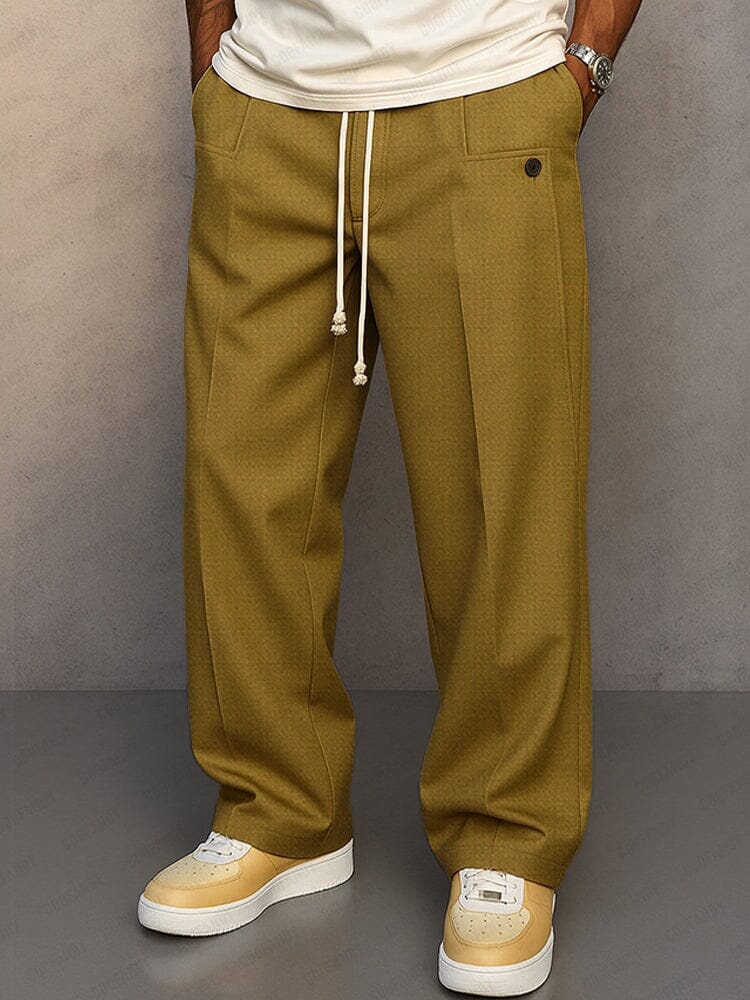 Men's Drawstring Tailored Trousers