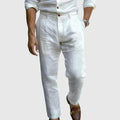 Men's Lightweight Summer Trousers - White