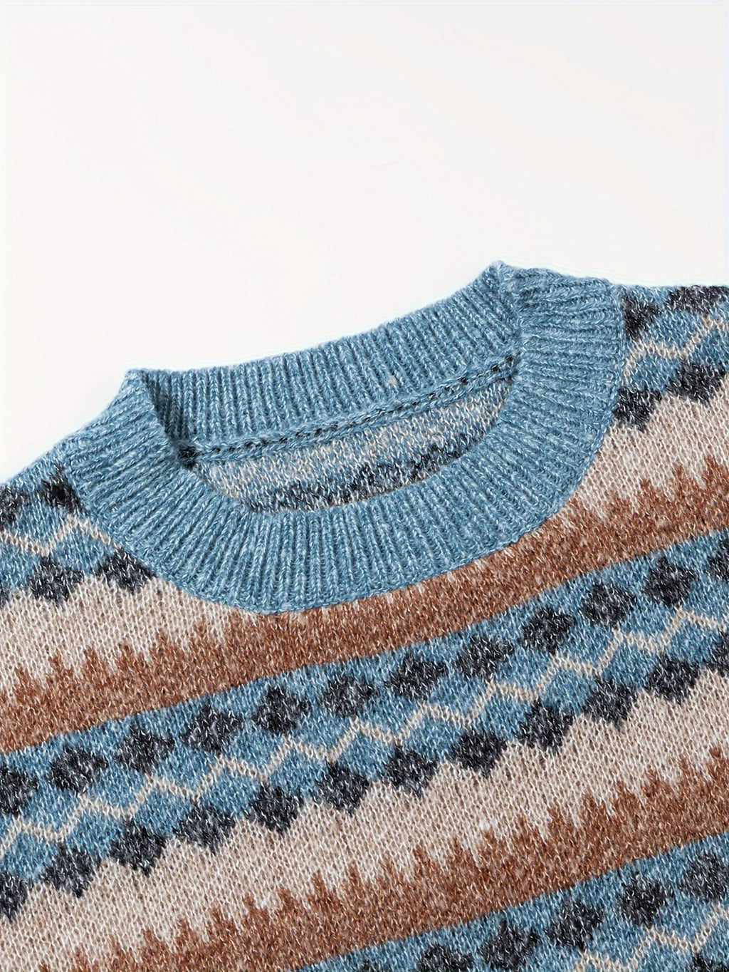 Women's Heritage Patterned Knit Crew Sweater