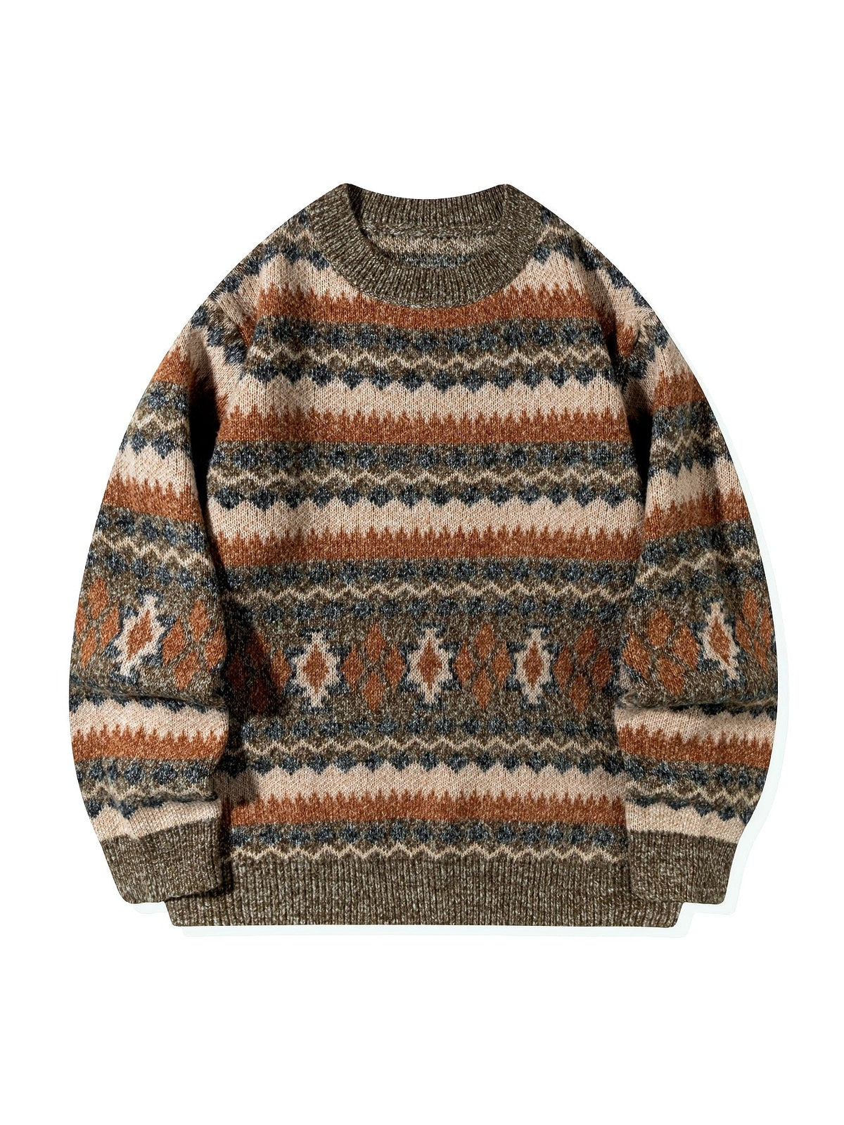 Women's Heritage Patterned Knit Crew Sweater